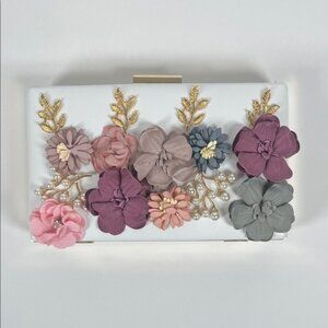 Juliet Flower Clutch Bag